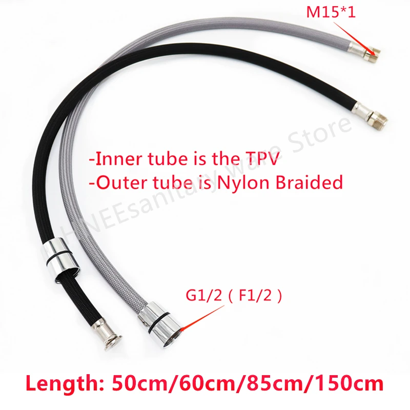 Flexible Hose Braided - Tuyau d'eau Flexible tressé en Nylon,