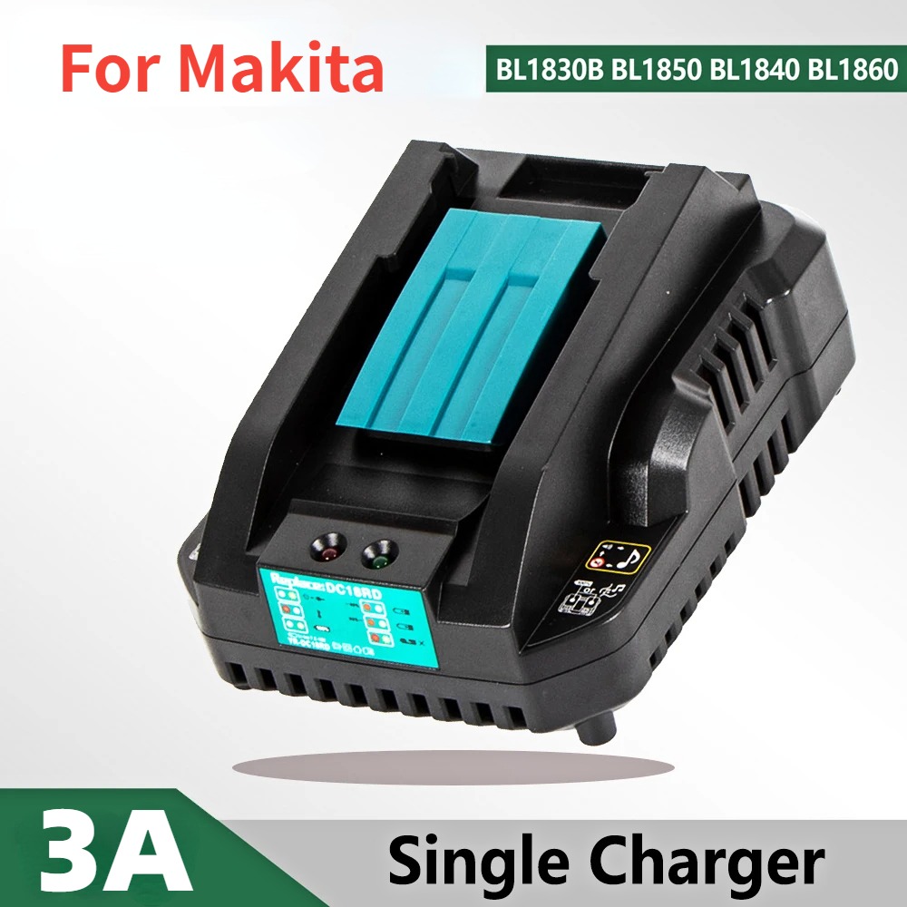 Makita Drill Hp1640 - Chargeur de batterie Li-ion DC18RC 3A