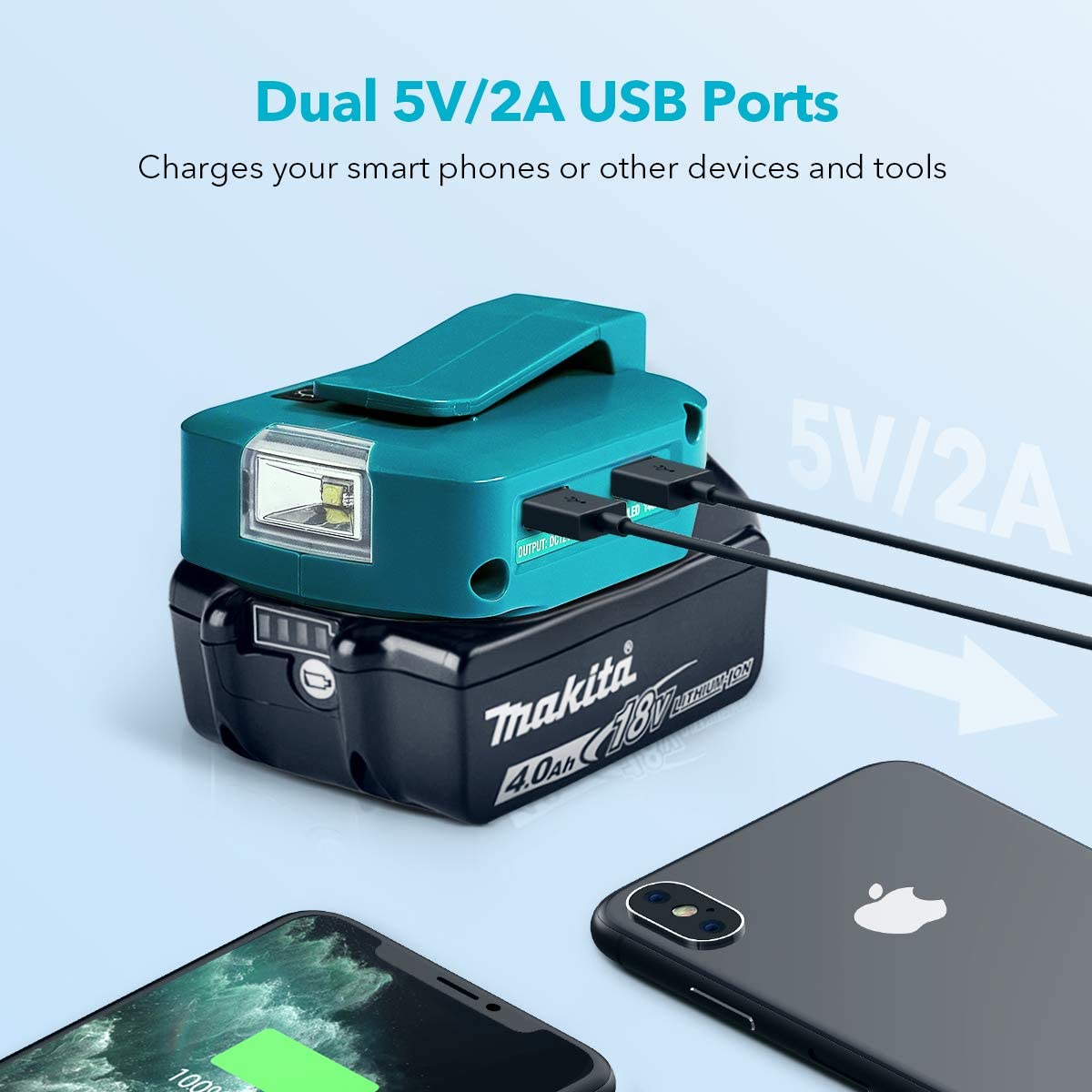 Adaptateur USB pour Makita BL1 - Makita Drill Hp1640 avis et prix