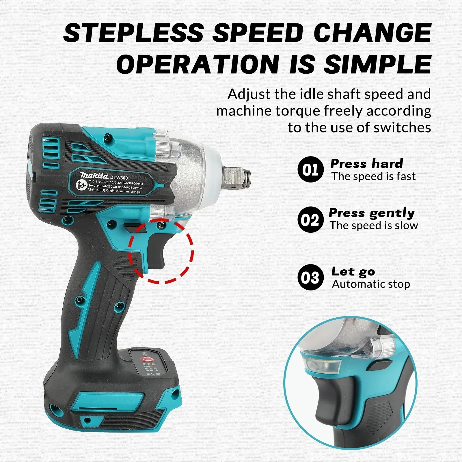 Clé à chocs sans fil Makita DT - Makita Drill Dtw300 avis et prix