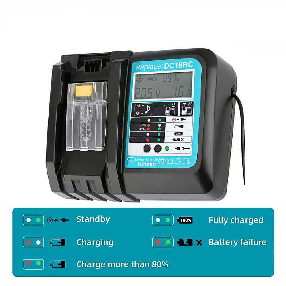 Chargeur rapide DC18RC avec ve - Makita Drill Hp1640 avis et prix
