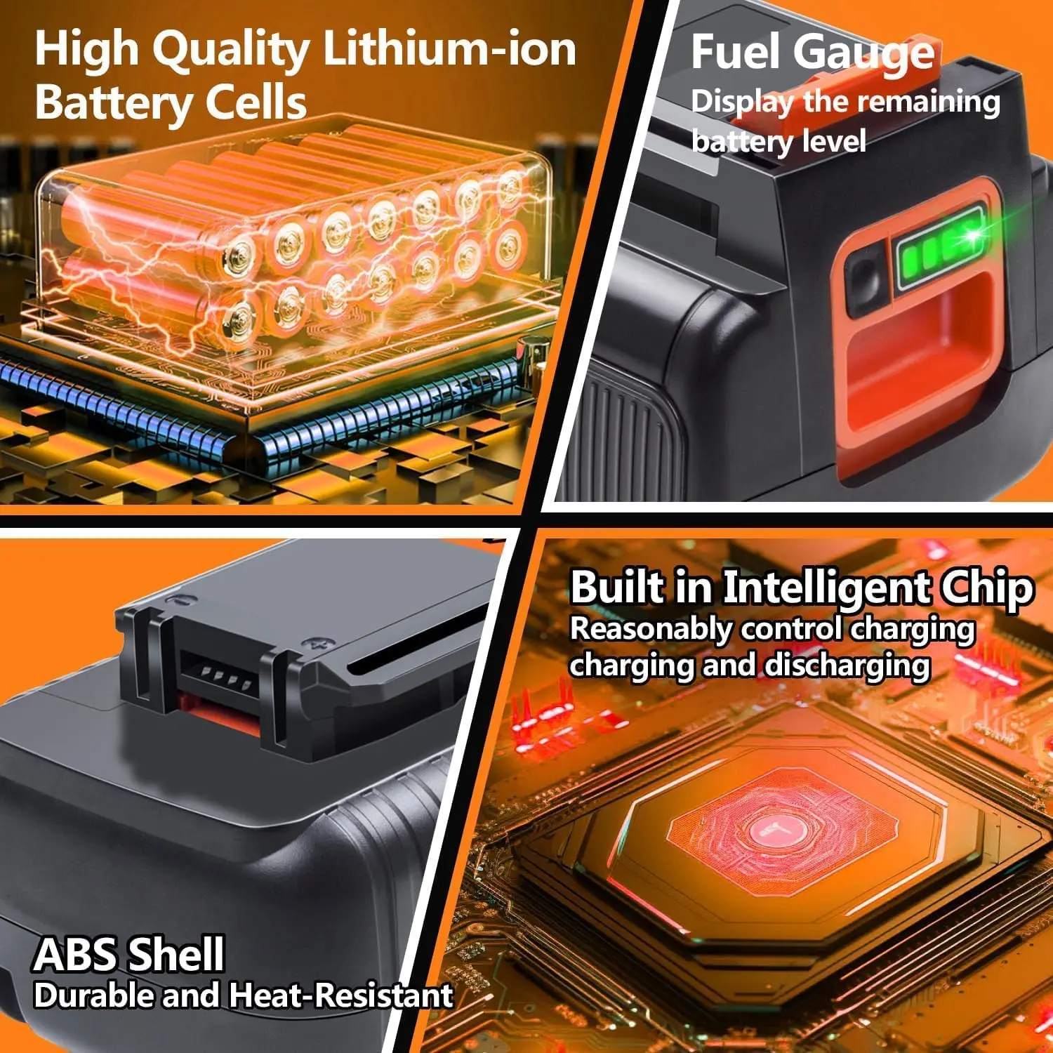 Batterie lithium-ion 40V 4000m - Black+Decker Tool Cordless avis et prix