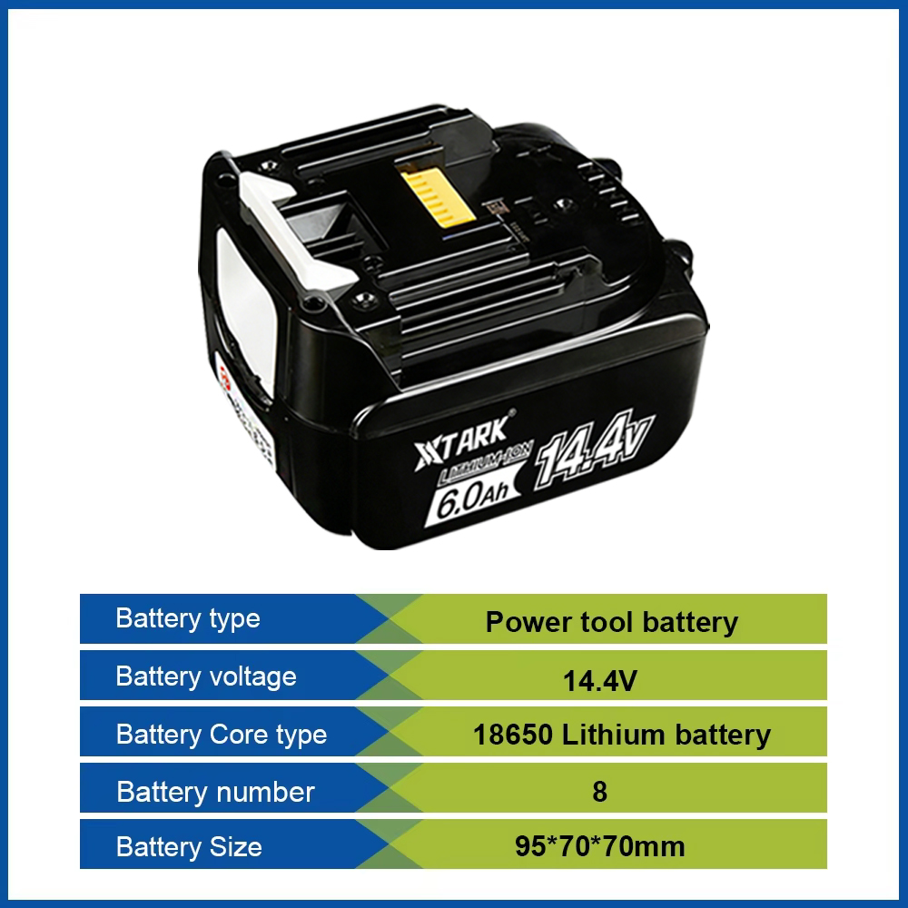Batterie Li-ion 14,4 V 6000 mA - Makita Drill Hp1640 avis et prix